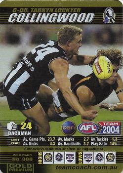 2004 Team Zone AFL Team - Gold Premium #G-8 Tarkyn Lockyer Front
